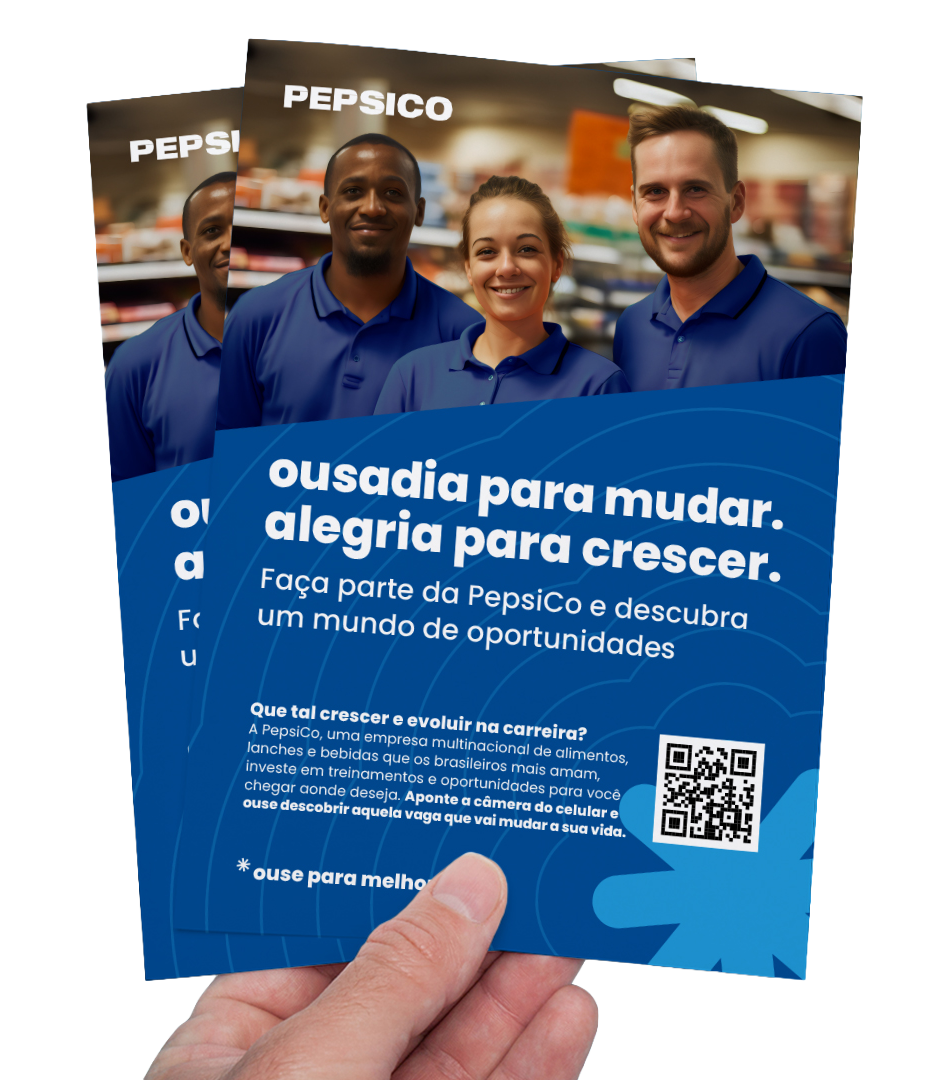 Flyer da campanha PepsiCo